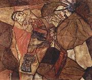 Egon Schiele The Death Struggle Spain oil painting artist